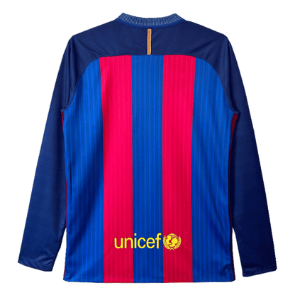 Retro Barcelona Home Jersey 2016/17 - Long Sleeve