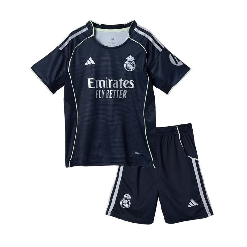 Kids Real Madrid Away Jersey Kit 2025/26