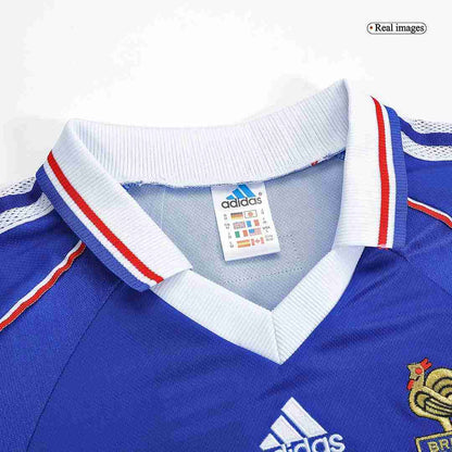 Retro 1998 France (Long Sleeve) Home Jersey