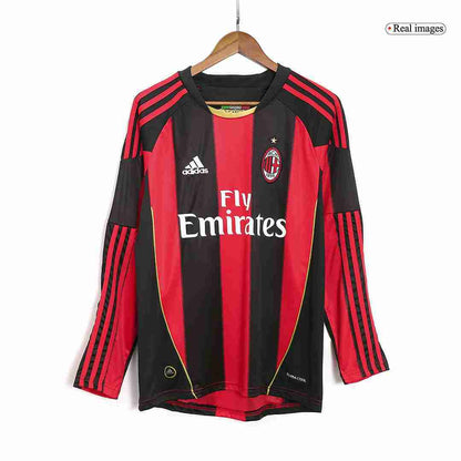 Retro AC Milan Home Jersey 2010/11 - Long Sleeve