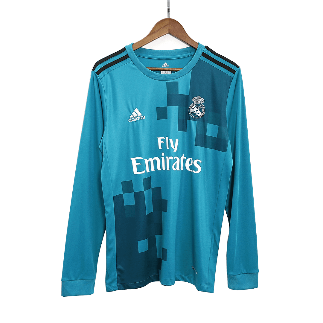 Retro Real Madrid Long Sleeve Away Jersey 2017/18
