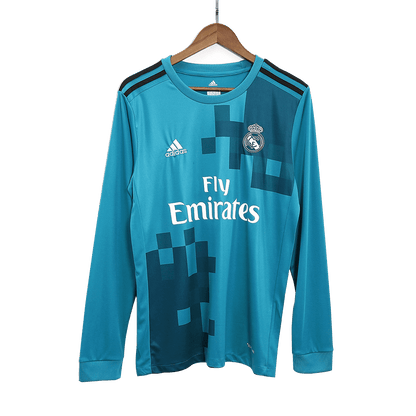 Retro Real Madrid Long Sleeve Away Jersey 2017/18