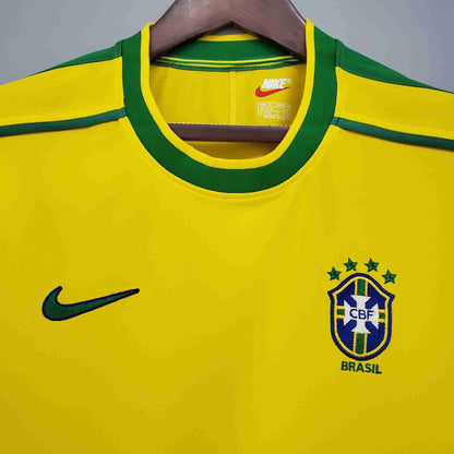 Retro Brazil Home Jersey 1998