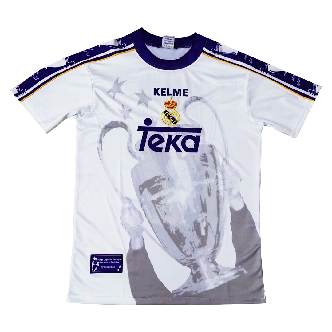 Retro Real Madrid Home Jersey 1997/98 - Champions League Commemorative