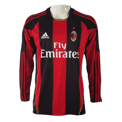 Retro AC Milan Home Jersey 2010/11 - Long Sleeve