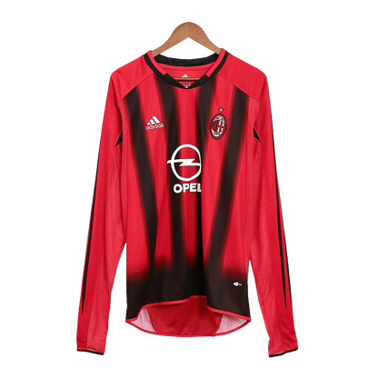 Retro AC Milan (Long Sleeve) Home Jersey 2004/05