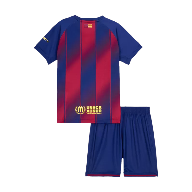 Barcelona Kit Kids Home Jersey 2025/26