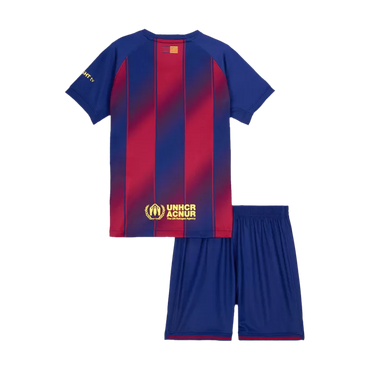 Barcelona Kit Kids Home Jersey 2025/26