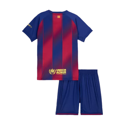 Barcelona Kit Kids Home Jersey 2025/26