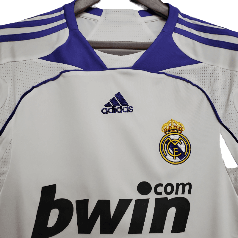 Retro 2007/08 Real Madrid Home Jersey