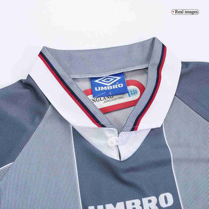 Retro 1996 England Long Sleeve Away Jersey