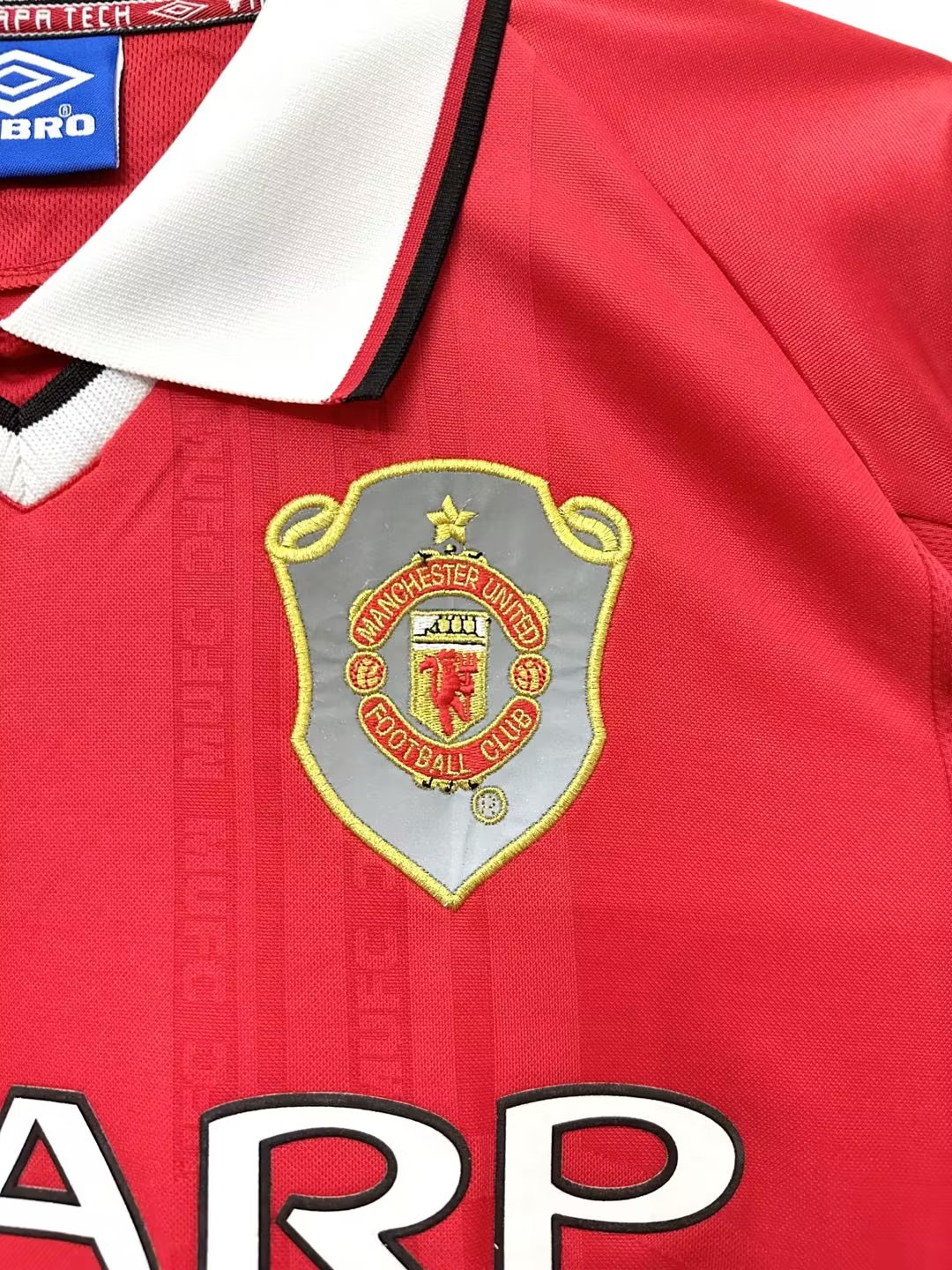 Retro Manchester United (Long Sleeve) Home Jersey 1999/00