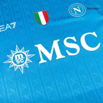 Napoli Home Jersey Player Version 2025/26