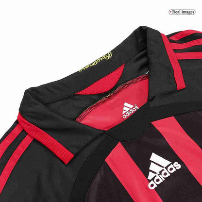 Retro AC Milan Long Sleeve Home Jersey 2006/07