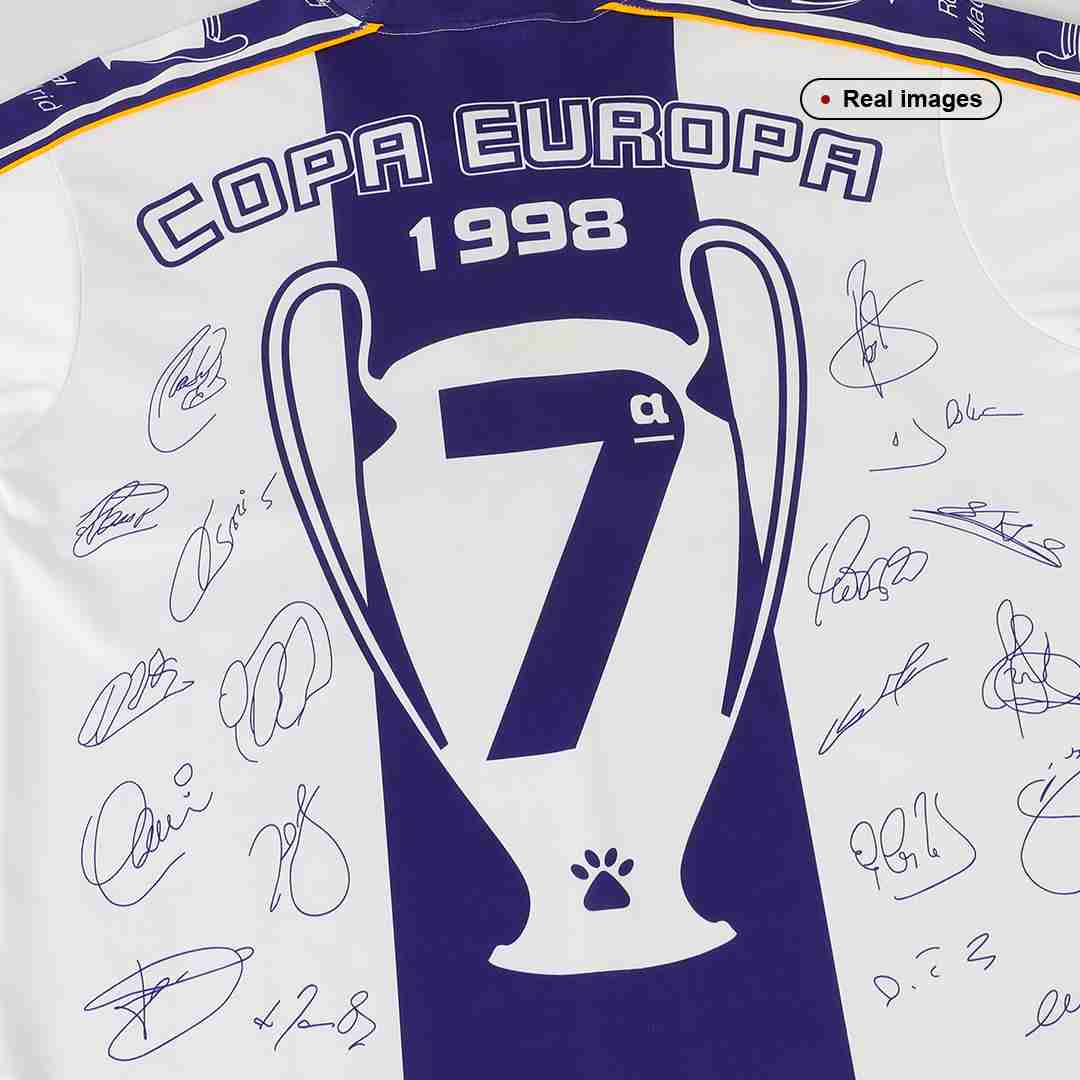 Retro Real Madrid Home Jersey 1997/98 - Champions League Commemorative