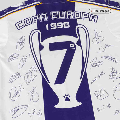 Retro Real Madrid Home Jersey 1997/98 - Champions League Commemorative