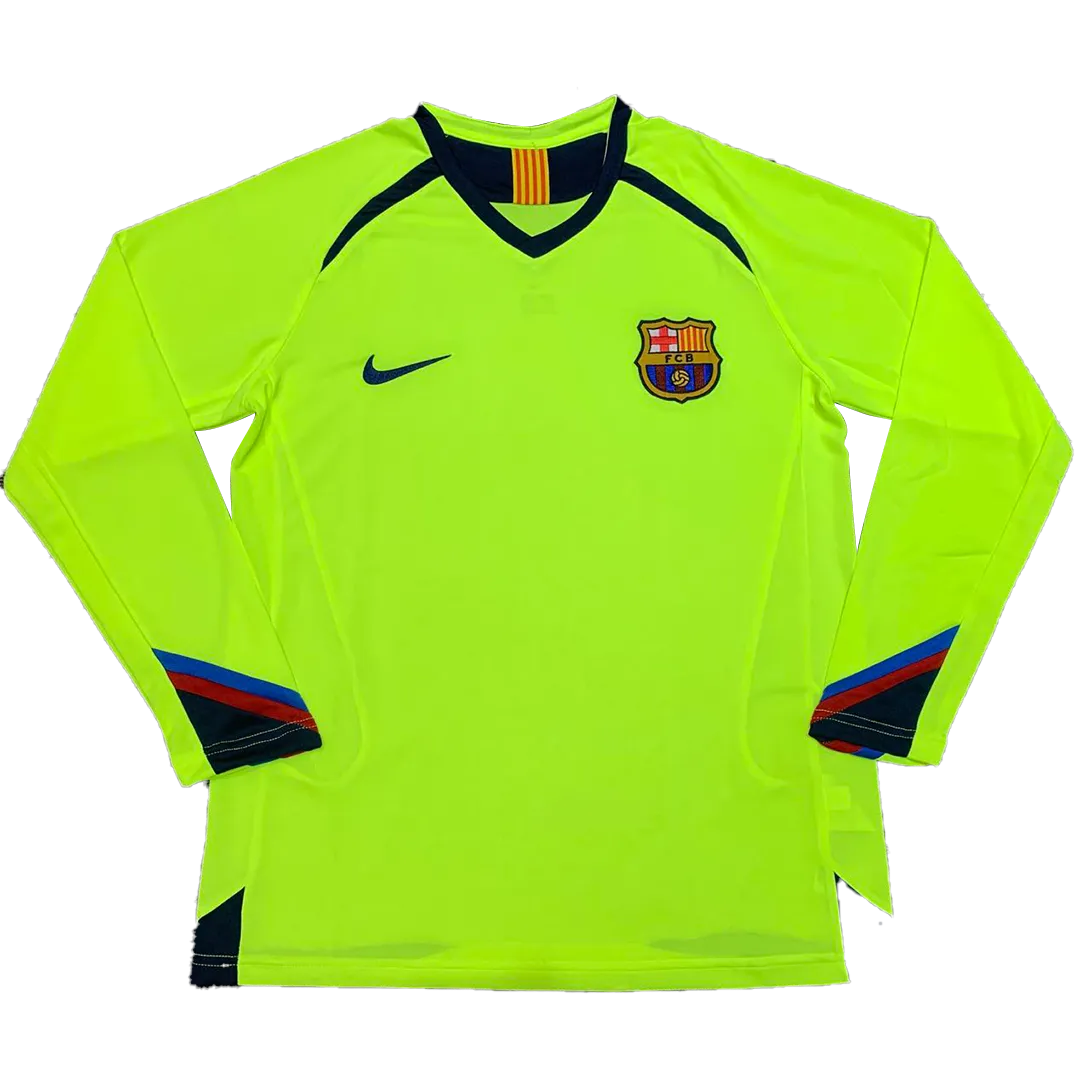 Retro Barcelona Away Jersey 2005/06 - Long Sleeve