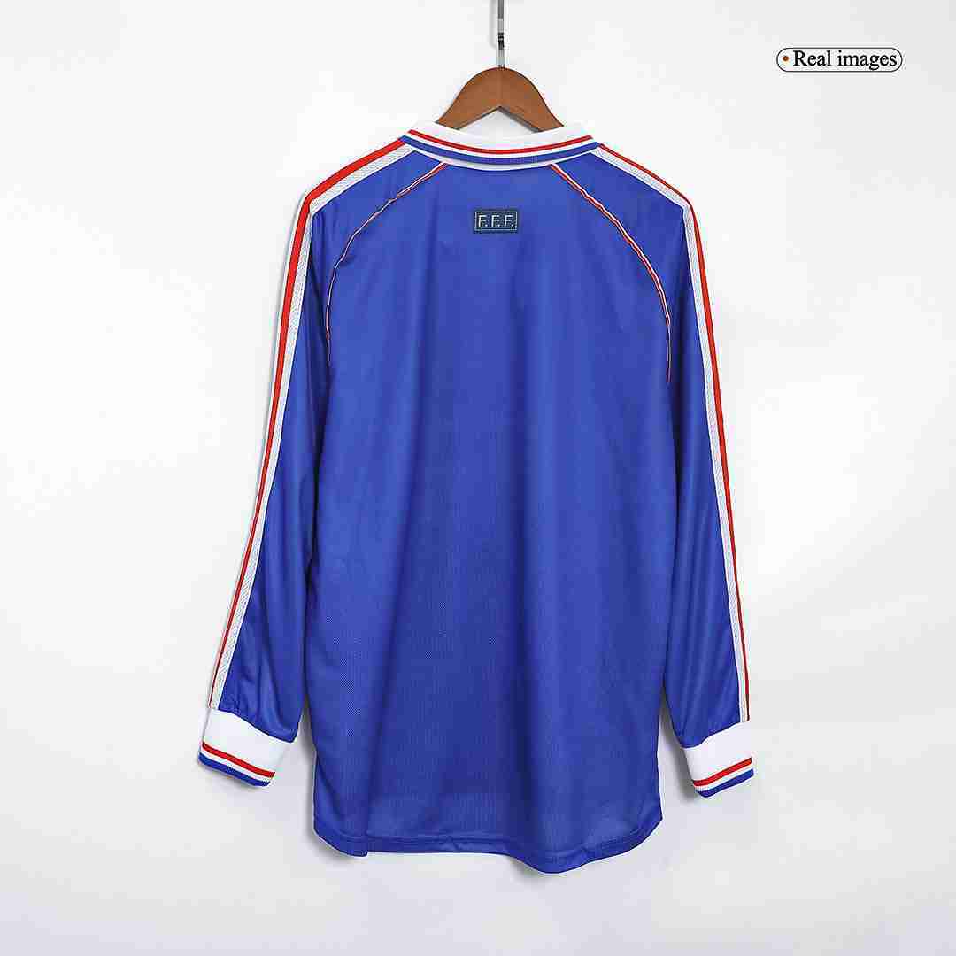 Retro 1998 France (Long Sleeve) Home Jersey