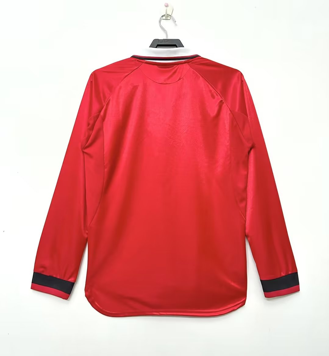 Retro Manchester United (Long Sleeve) Home Jersey 1999/00