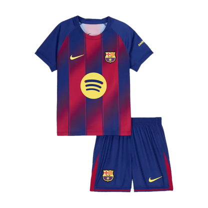 Barcelona Kit Kids Home Jersey 2025/26