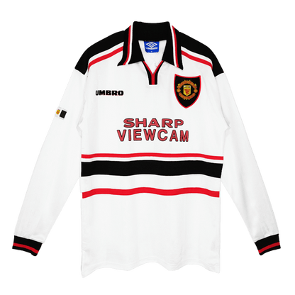 Retro Manchester United Long Sleeve Away Jersey 1998/99