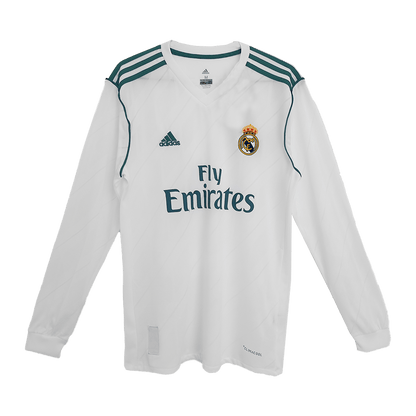 Retro Real Madrid Home Jersey 2017/18 - Long Sleeve