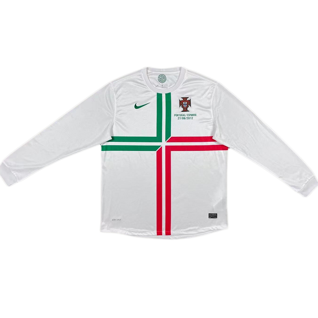 Retro 2012 Portugal Long Sleeve Away Jersey