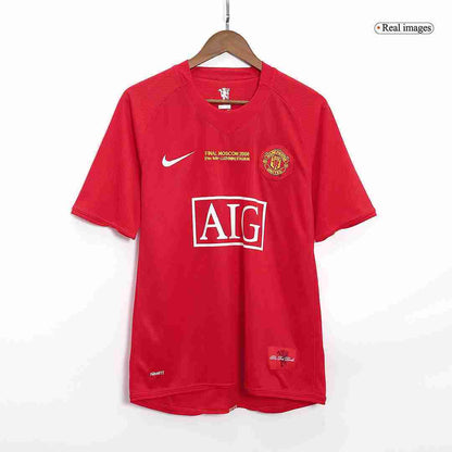 Retro Manchester United Home Jersey 2007/08 - UCL Edition