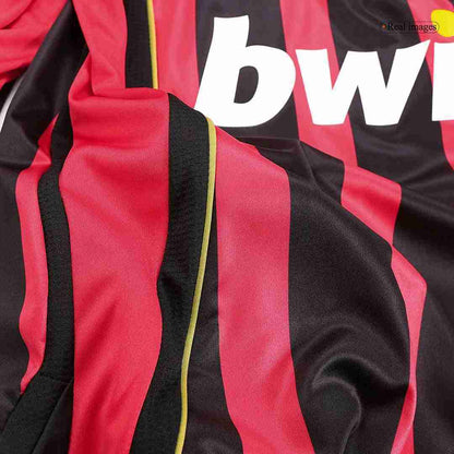 Retro AC Milan Long Sleeve Home Jersey 2006/07