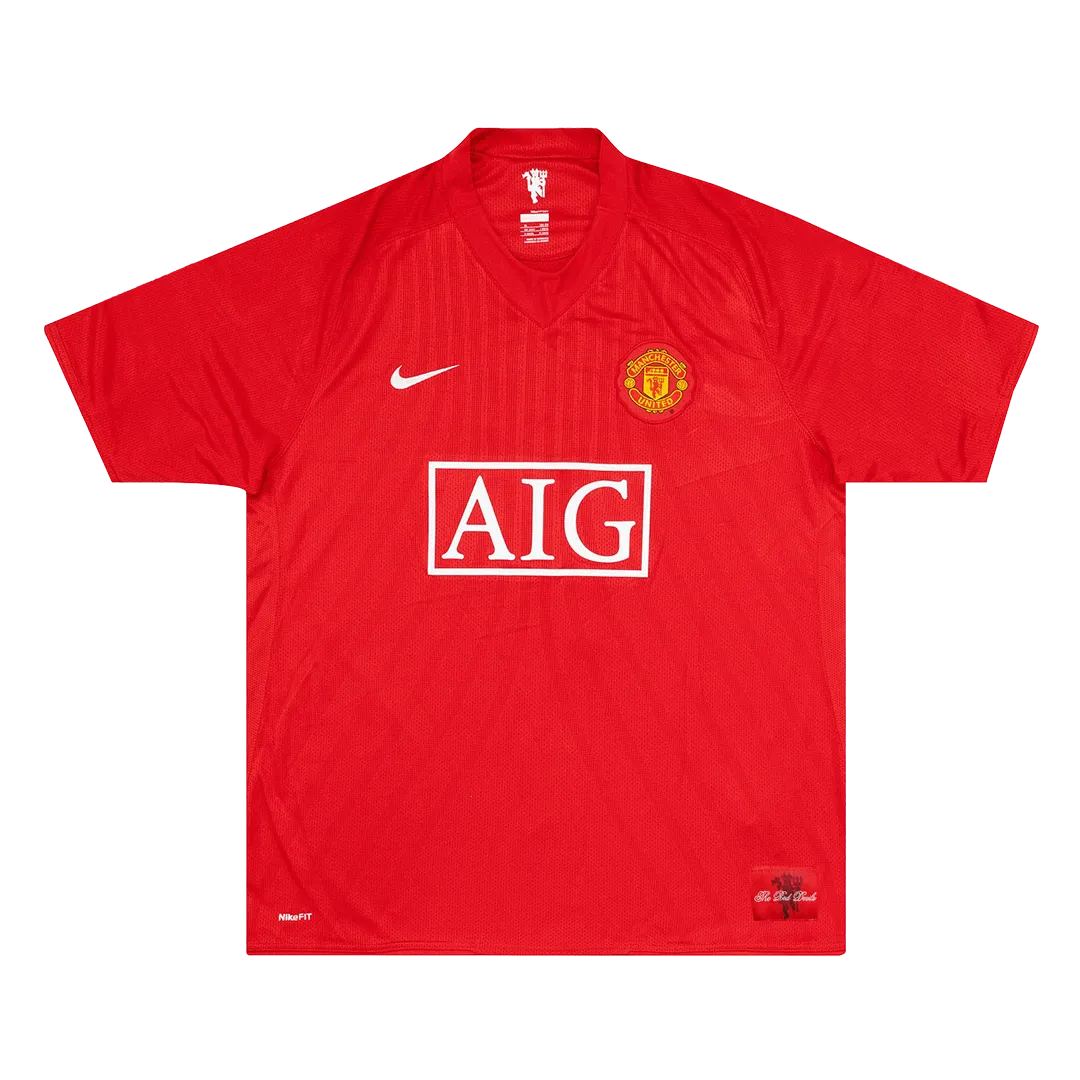Retro Manchester United Home Jersey 2007/08