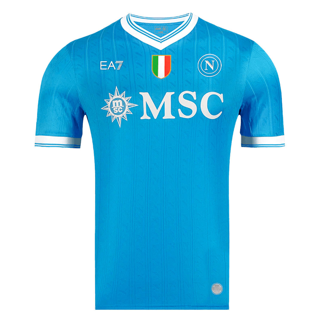 Napoli Home Jersey Player Version 2025/26