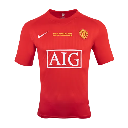 Retro Manchester United Home Jersey 2007/08 - UCL Edition