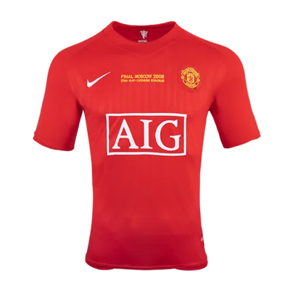 Retro Manchester United Home Jersey 2007/08 - UCL Edition