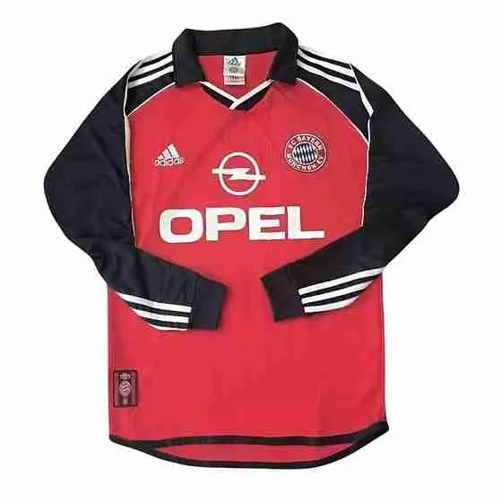 Retro Bayern Munich Home Jersey 2000/01 - Long Sleeve