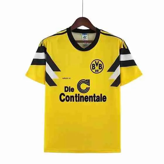 Retro 1989 Borussia Dortmund Home Jersey
