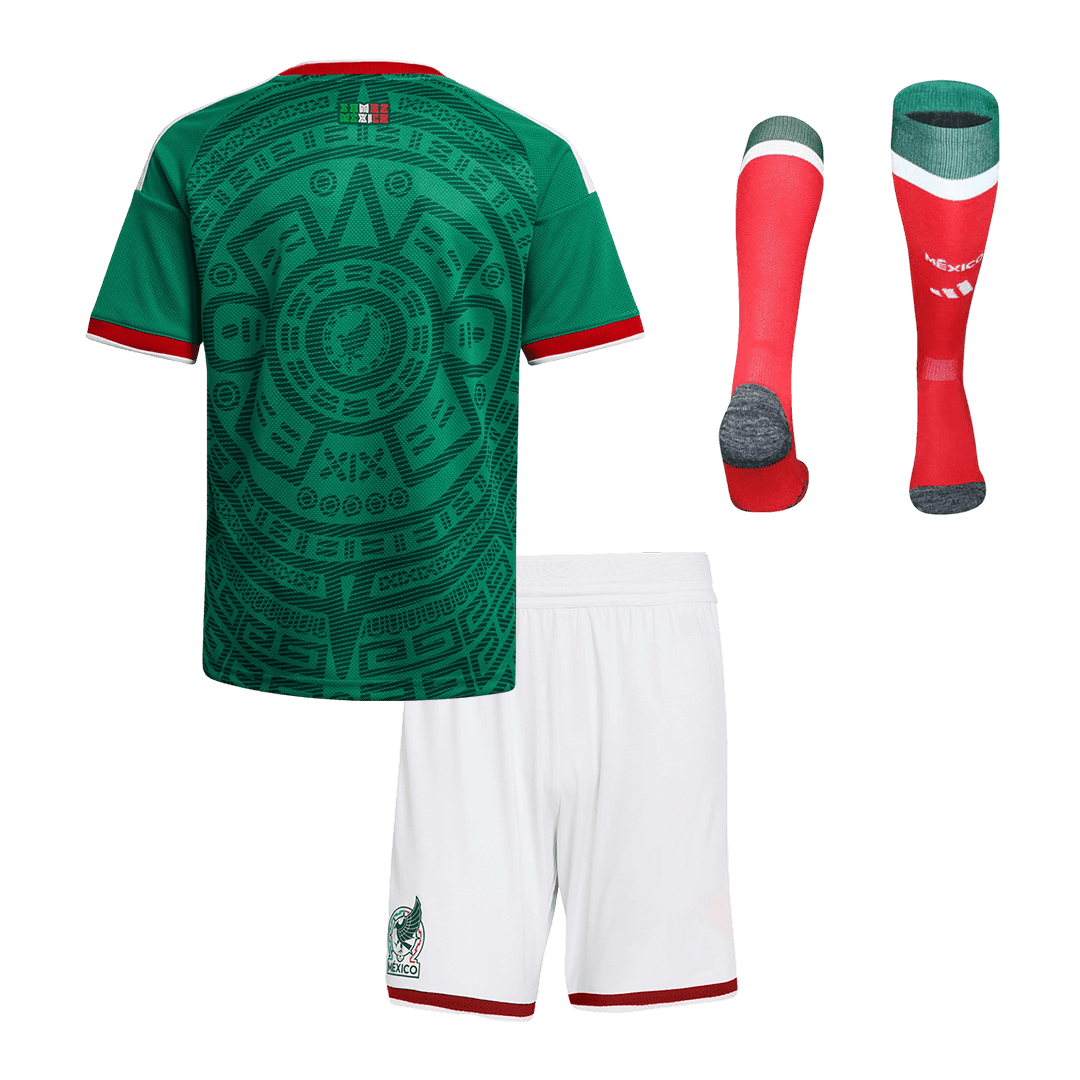 Kids Mexico Home Jersey Kit World Cup 2026 - Jerseydex