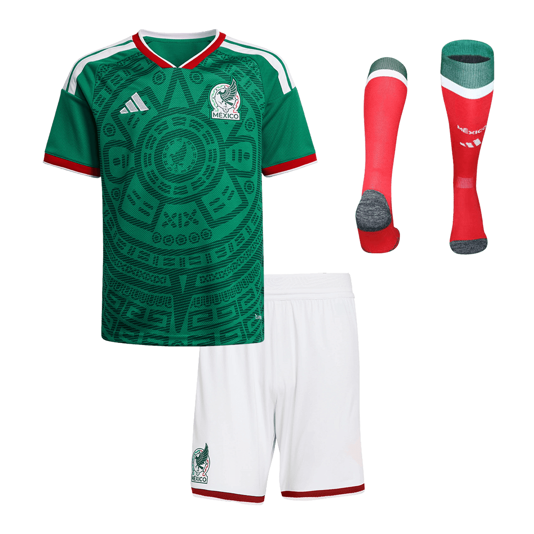 Kids Mexico Home Jersey Kit World Cup 2026 - Jerseydex