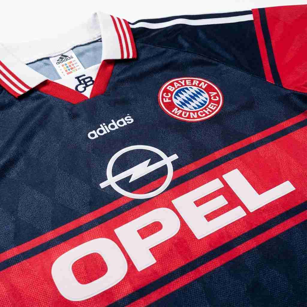 Retro Bayern Munich Long Sleeve 1997 - 99 Home Jersey - Jerseydex